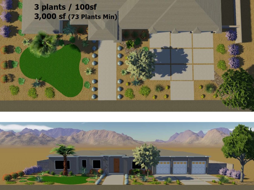 diance rendering, code requirements for landscape