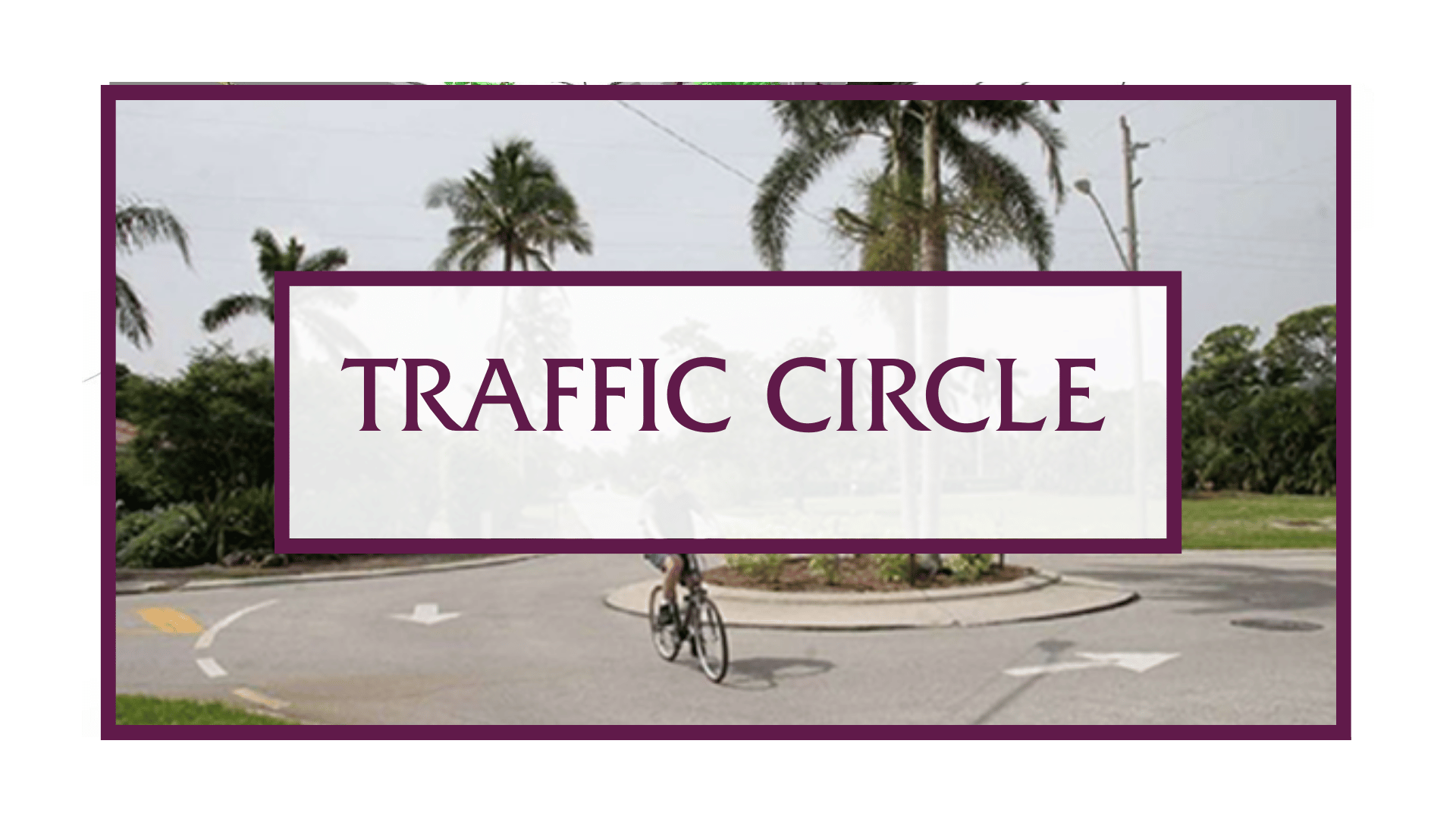 Traffic Circle Button